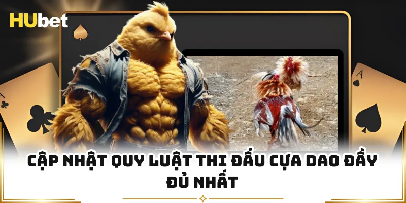 Cập nhật quy luật thi đấu cựa dao đầy đủ nhất